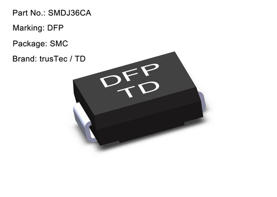 36V SMD TVS Diode 3000W SMDJ36CA 36V Surface Mount Transient Voltage Suppressor