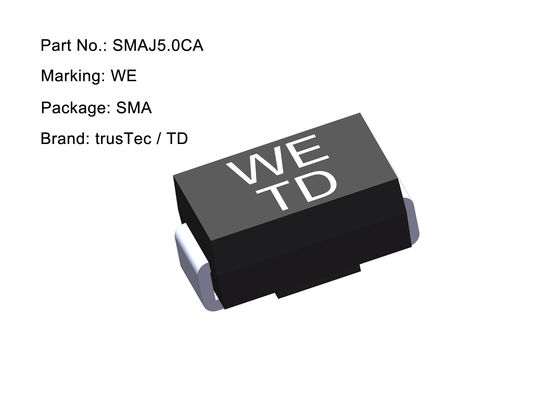 400W Sma SMD TVS Diode 5V Bidirectional Tvs Diode SMAJ5.0CA