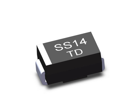 Smd Diode Ss14 1n5819 1a Schottky Barrier Rectifier Diodes 40v DO 214AC
