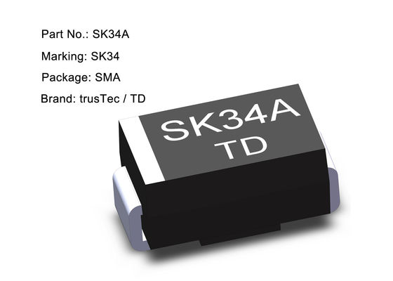 SS34A SS34B SS34 SMD Schottky Barrier Diode 3A 40V SMA SMB SMC