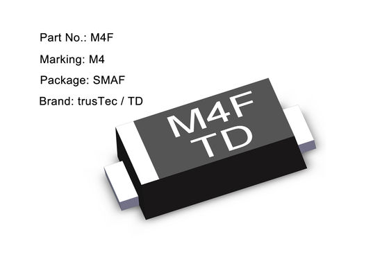 1A 400V M4 SMD Rectifier Diode Sma Do 214ac Footprint Package