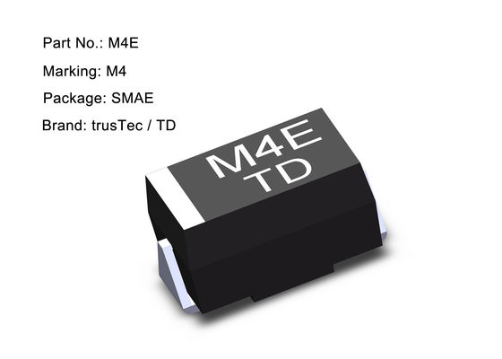 1A 400V M4 SMD Rectifier Diode Sma Do 214ac Footprint Package